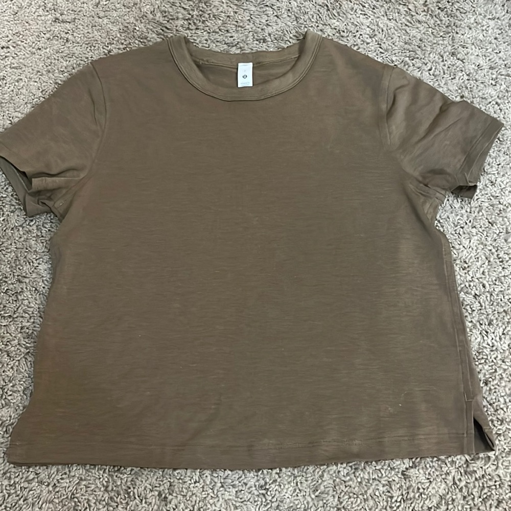 Lululemon Classic-Fit Cotton-Blend Tee ( size 2) color artifact.